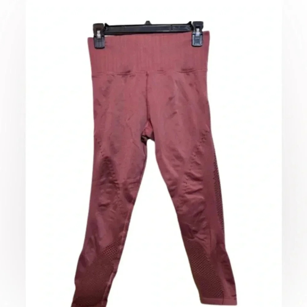 Athleta Laser cut perforated leggings